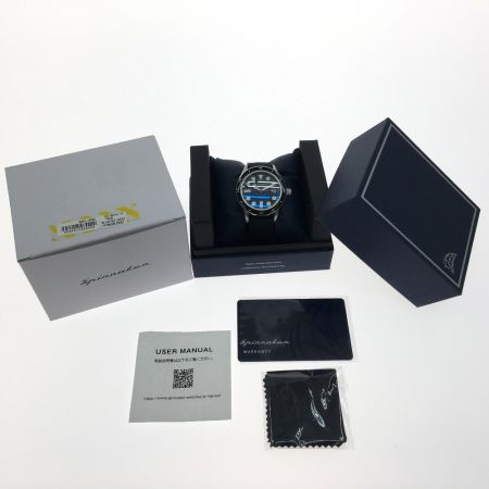  SPINNAKER 自動巻き ダイバーズ TiCTAC限定モデル ラバーベルト SP-5075-11-RUB ブラック