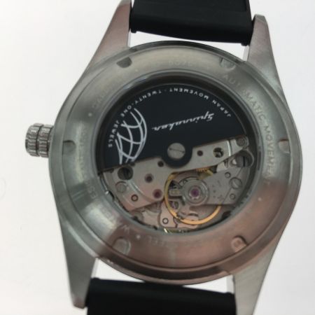  SPINNAKER 自動巻き ダイバーズ TiCTAC限定モデル ラバーベルト SP-5075-11-RUB ブラック