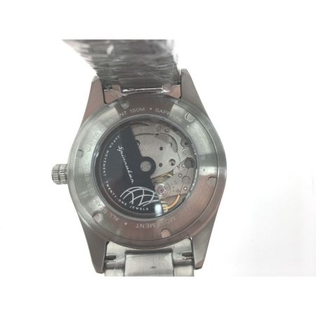  SPINNAKER 高性能 自動巻き ダイバーズウォッチ TiCTAC限定モデル SP-5075-11 ブラック