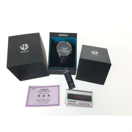  SEIKO セイコー メンズ クオーツ クロノグラフ WIRED TiCTAC別注モデル AGAT733