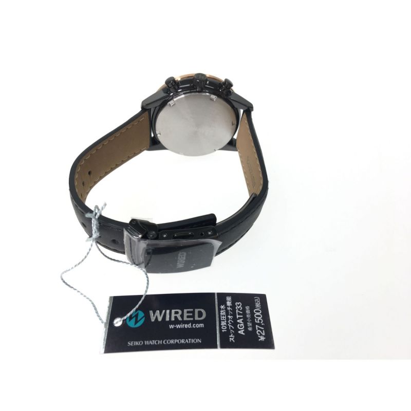 中古】 SEIKO セイコー メンズ クオーツ クロノグラフ WIRED TiCTAC