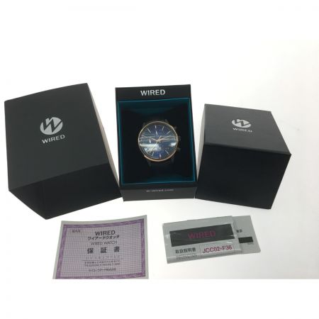  SEIKO セイコー メンズ クオーツ クロノグラフ WIRED TiCTAC別注モデル AGAT733