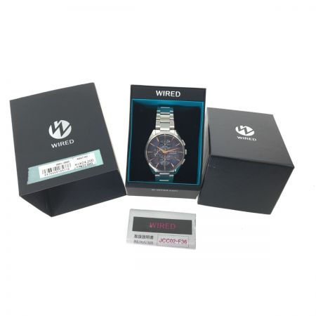  SEIKO セイコー メンズ腕時計 WIRED ワイアード TiCTAC別注 クロノグラフ AGAT741