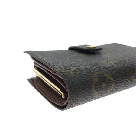  LOUIS VUITTON ルイヴィトン レディース がま口財布 モノグラム ポルトフォイユ ヴィエノワ M61674 ブラウン