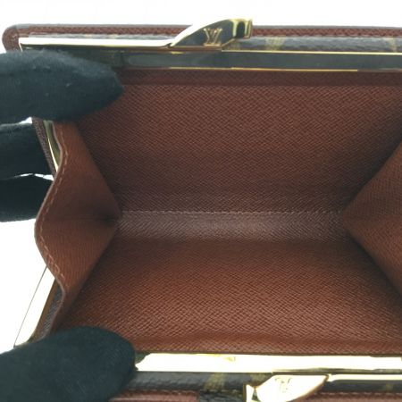  LOUIS VUITTON ルイヴィトン レディース がま口財布 モノグラム ポルトフォイユ ヴィエノワ M61674 ブラウン