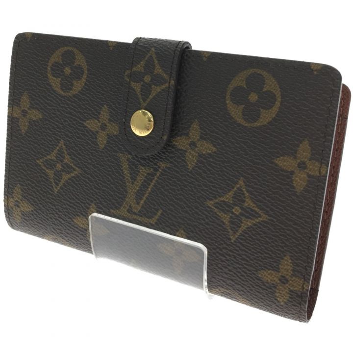 中古】 LOUIS VUITTON ルイヴィトン レディース がま口財布 モノグラム ポルトフォイユ ヴィエノワ M61674  ブラウン｜総合リサイクルショップ なんでもリサイクルビッグバン オンラインストア