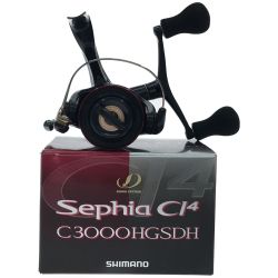 ▼▼ SHIMANO シマノ 釣り用品 スピニングリール シマノ 10セフィアC3000H 02719 10ｾﾌｨｱC3000HGSDH Aランク