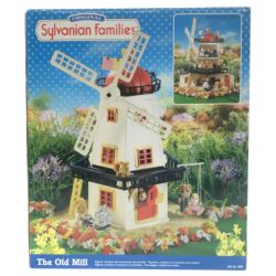 ▼▼ エポック社 シルバニア シルバニアファミリー 風の丘のお家 風車 海外版 レア レトロ Bランク