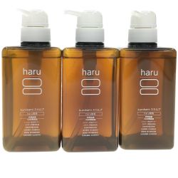 ▼▼  haru kurokami 黒髪スカルプシャンプー 天然由来 ノンシリコンシャンプー 400ml×3本セット Nランク