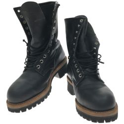 ▼▼ HARLEY-DAVIDSON ハーレーダビッドソン メンズブーツ ブラック 25.5cm HD3004 ブラック Aランク