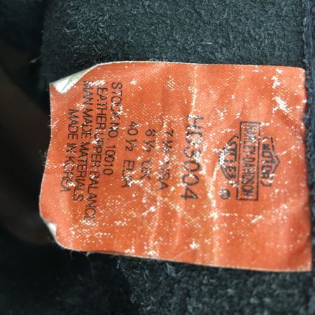  HARLEY-DAVIDSON ハーレーダビッドソン メンズブーツ ブラック 25.5cm HD3004 ブラック