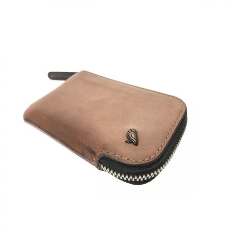  bellroy ベルロイ ユニセックス ファスナー式 ミニマリスト ミニウォレット カードポケット キャメル