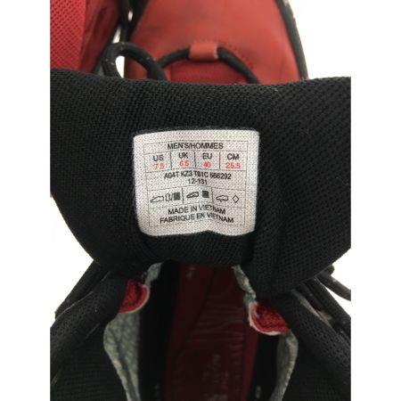  THE NORTH FACE ザノースフェイス メンズシューズ 25.5㎝ NF01220 レッドｘブラック