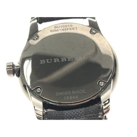  BURBERRY LONDON バーバリーロンドン メンズ クオーツ クラシックラウンド オールブラック デイト Bu10010