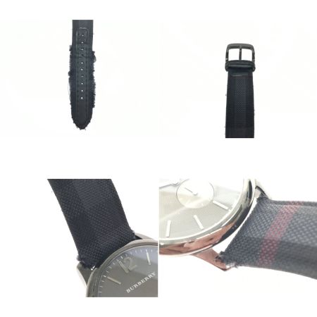  BURBERRY LONDON バーバリーロンドン メンズ クオーツ クラシックラウンド オールブラック デイト Bu10010