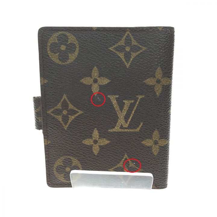 LOUIS VUITTON ルイヴィトン モノグラム アジェンダ ミニ 手帳カバー 