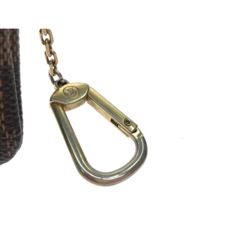  LOUIS VUITTON ルイヴィトン コインケース ダミエ ポシェット・クレ N62658 ブラウン