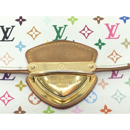  LOUIS VUITTON ルイヴィトン ポルトフォイユ・ウジェニ モノグラム マルチカラー M60053 ホワイト