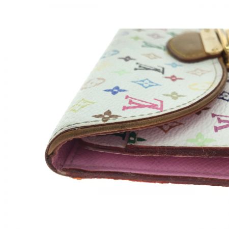  LOUIS VUITTON ルイヴィトン ポルトフォイユ・ウジェニ モノグラム マルチカラー M60053 ホワイト