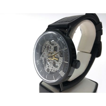  LOBOR  メンズ 自動巻き スケルトン プラネタリウムコレクション LB0080DMKBBK