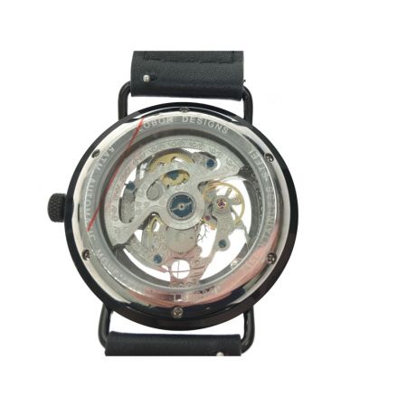  LOBOR  メンズ 自動巻き スケルトン プラネタリウムコレクション LB0080DMKBBK