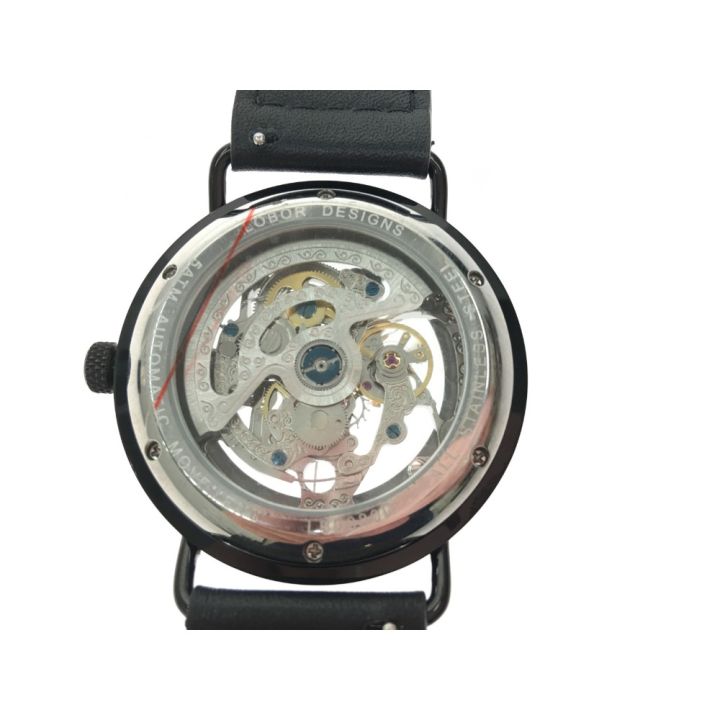 LOBOR メンズ 自動巻き スケルトン プラネタリウムコレクション