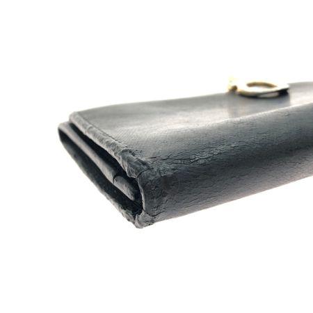  Salvatore Ferragamo サルヴァトーレフェラガモ レディース 長財布 ガンチーニ レザー ゴールド金具 ブラック