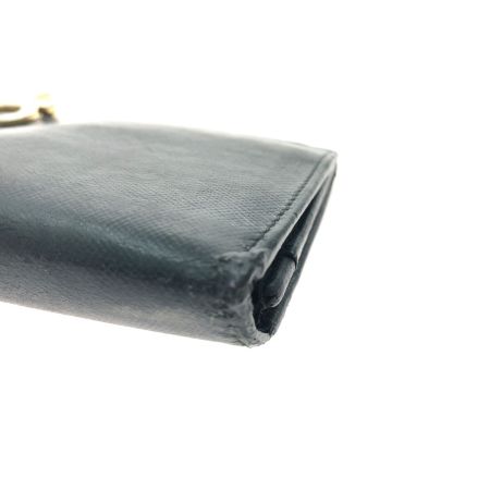  Salvatore Ferragamo サルヴァトーレフェラガモ レディース 長財布 ガンチーニ レザー ゴールド金具 ブラック