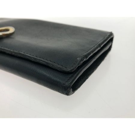  Salvatore Ferragamo サルヴァトーレフェラガモ レディース 長財布 ガンチーニ レザー ゴールド金具 ブラック