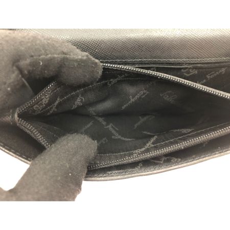  Salvatore Ferragamo サルヴァトーレフェラガモ レディース 長財布 ガンチーニ レザー ゴールド金具 ブラック