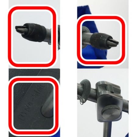  DYNA KING 釣り用具 フライタイイング バイス ダイナキング スクエア トリムバッグ付属