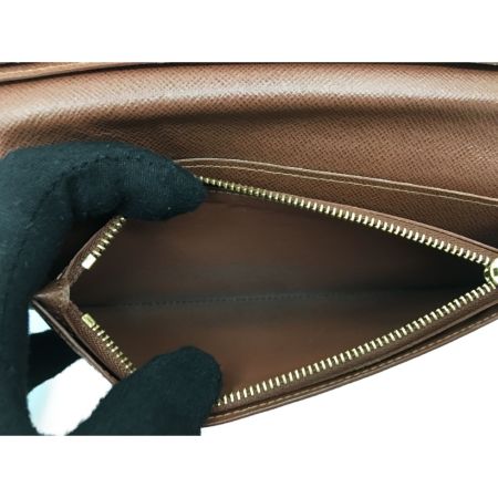  LOUIS VUITTON ルイヴィトン 長財布 ダミエ ポルトフォイユ ブラザ M66540 ブラウン