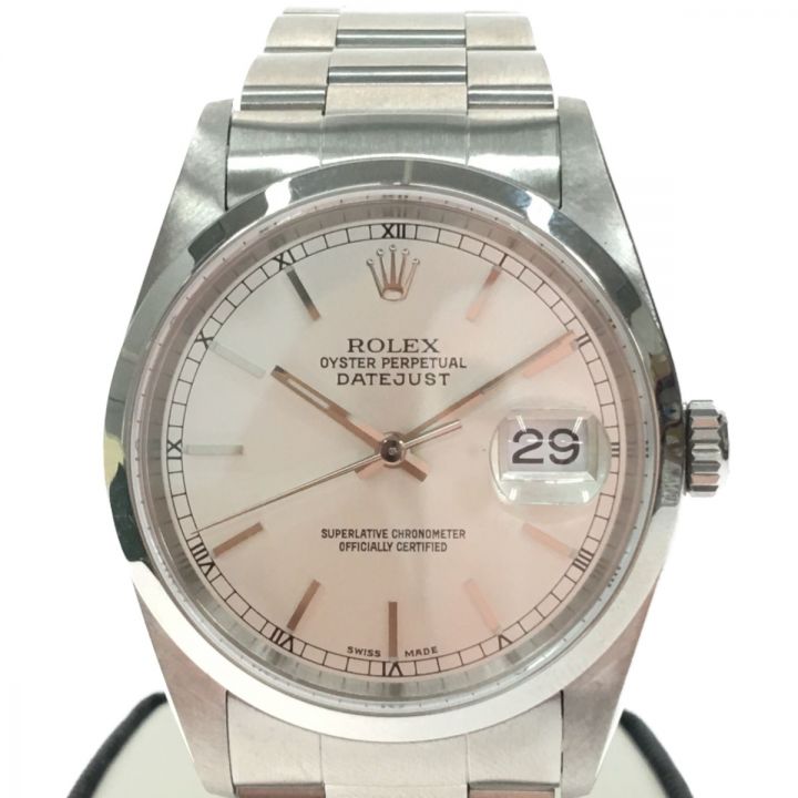 ROLEX ロレックス メンズ腕時計 自動巻き デイトジャスト F番 OH済み 16200｜中古｜なんでもリサイクルビッグバン