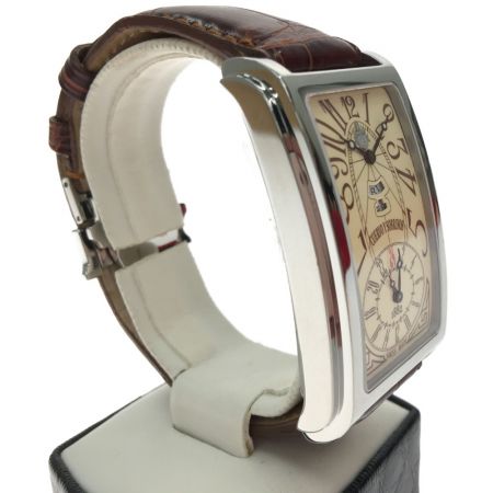  CUERVO Y SOBRINOS メンズ腕時計 自動巻き PROMINENTE プロミネンテ 裏スケルトン A1124