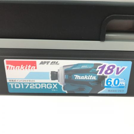  MAKITA マキタ 電動工具 インパクトドライバ 本体＋ケース セット TD172DRGX