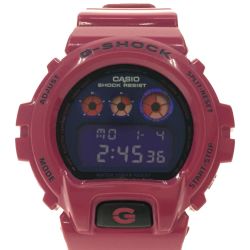 ▼▼ CASIO カシオ メンズ腕時計 G-SHOCK  クオーツ クレイジーカラーズ  DW-6900PL ピンク Bランク