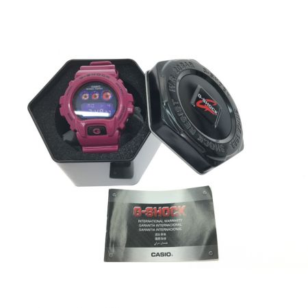  CASIO カシオ メンズ腕時計 G-SHOCK  クオーツ クレイジーカラーズ  DW-6900PL ピンク