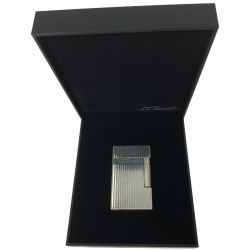 ▼▼ S.T.Dupont エステーデュポン ライン2 ロール式 着火確認 モンパルナス ヴァーティカル シルバー 銀 Bランク