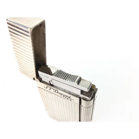  S.T.Dupont エステーデュポン ライン2 ロール式 着火確認 モンパルナス ヴァーティカル シルバー 銀