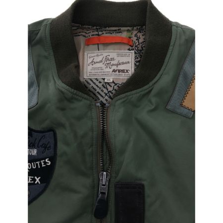  AVIREX アビレックス メンズ MA-1 2XLサイズ オリーブ