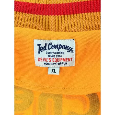  Ted Company テッド カンパニー メンズ ジャージトップ オレンジ×レッド