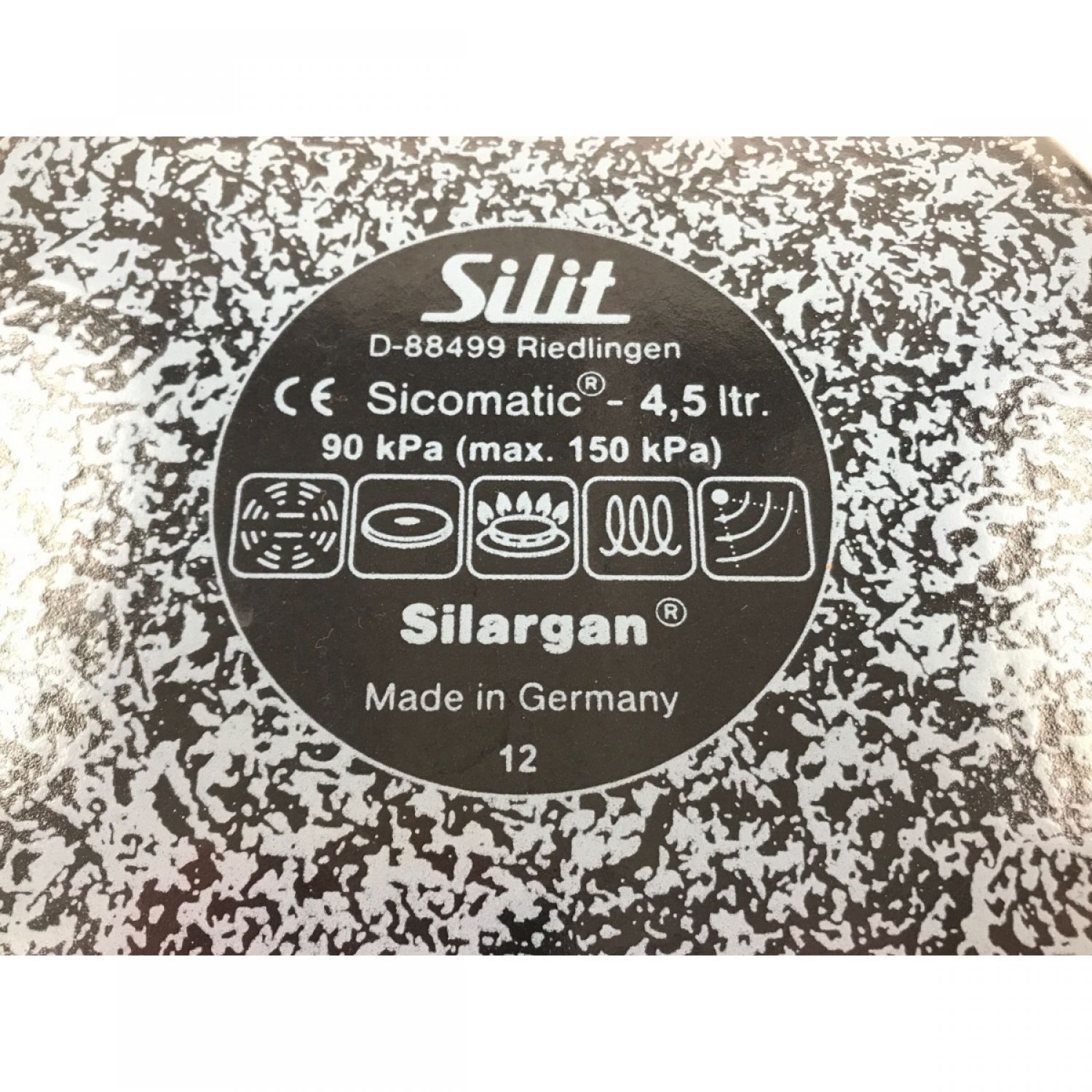 中古】 Silit シリット シコマチック tプラス t-Plus 圧力鍋 4.5L