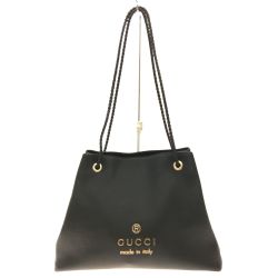 ▼▼ GUCCI グッチ レディース トートバッグ ショルダーバッグ  419689 525040 ブラック Bランク