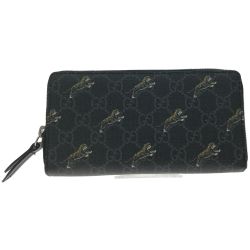 ▼▼ GUCCI グッチ GGスプリーム タイガープリント  575135 584046 ブラック Bランク