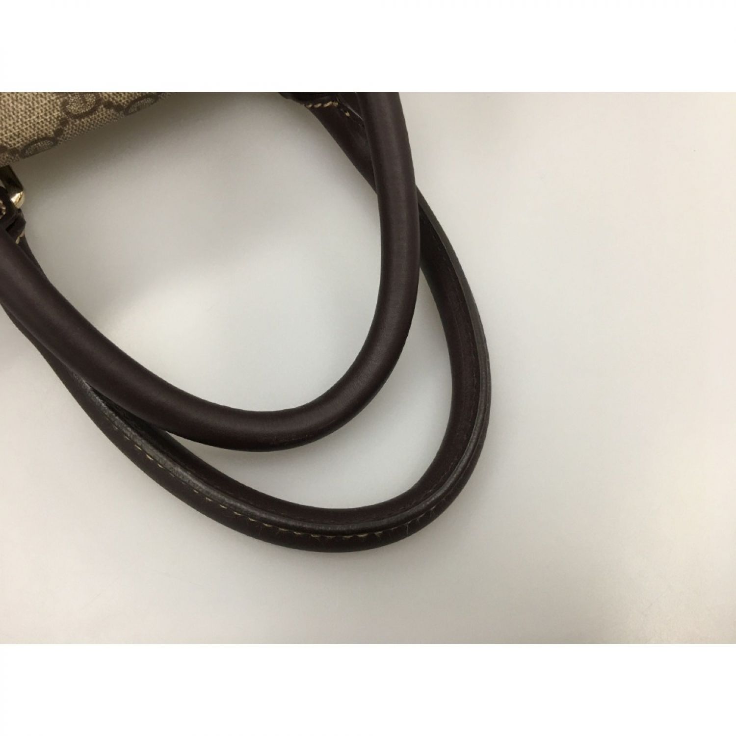 中古】 GUCCI グッチ GGスプリーム ハンドバッグ ボストンバッグ