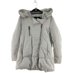  ZARA ザラ レディースダウンジャケット 汚れあり アイボリー Bランク