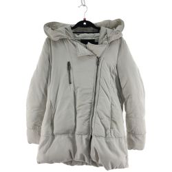 ▼▼ ZARA ザラ レディースダウンジャケット 汚れあり アイボリー Bランク