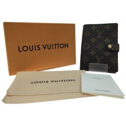 ▼▼ LOUIS VUITTON ルイヴィトン モノグラム 6穴手帳カバー システム手帳 アジェンダ PM R20005 Aランク