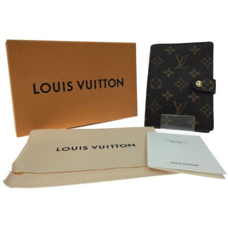  LOUIS VUITTON ルイヴィトン モノグラム 6穴手帳カバー システム手帳 アジェンダ PM R20005