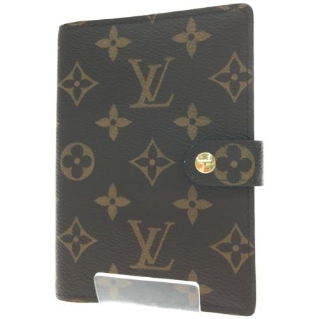  LOUIS VUITTON ルイヴィトン モノグラム 6穴手帳カバー システム手帳 アジェンダ PM R20005